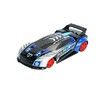 Racing car Remote Control Car for Kids - LED RC Car, High Speed Race Drift Car Toy with Music, Engine Sounds, Light Up Car Shell, and Easy Remote Control (Blue)