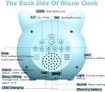 Time to Wake Alarm Clock for Kids/Children's Sleep Trainer/Kids Wake Up Light/Sleep Sound Machine/Colorful Night Light/Indoor Thermometer/NAP Timer