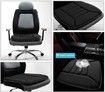 Car Seat Cushion with 1.2inch Comfort Memory Foam, Seat Cushion for Car and Office Chair (Black)