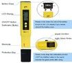 PH Meter, Digital PH Meter with 0.01 pH Accuracy and 0.00to14.00PH Measurement Range for Water Quality, Hydroponics, Aquariums, Drinking Water, RO System, Fishpond and Swimming Pool