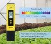 PH Meter, Digital PH Meter with 0.01 pH Accuracy and 0.00to14.00PH Measurement Range for Water Quality, Hydroponics, Aquariums, Drinking Water, RO System, Fishpond and Swimming Pool