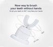 U-shaped Teeth Whitening Ultrasonic Tooth Brush Kit Automatic 360 Degree Wirelss Electric Toothbrush