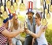 30LED 6.5M Crystal Ball Waterproof Solar String Lights Outdoor Col.Warm White