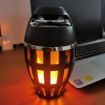 Portable Bluetooth 5.0 Indoor/Outdoor Wireless Speaker, LED Torch Atmospheric Lighting Effect, 5-Watt Audio USB Speaker, 800 mAh Battery for iPhone/iPad/Android