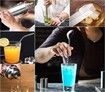 12 Pcs Bartender Kit Cocktail 600ml/800ml Boston Shaker Set with Stand, Muddler, Jigger, Strainer