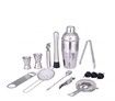 12 Pcs Bartender Kit Cocktail Shaker Set Muddler, Jigger, Strainer