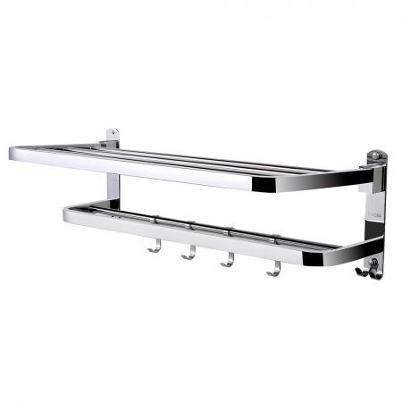 Towel Rail Rack Racks Ladder Shelf Bar Stainless Steel Wall Mounted Bathroom