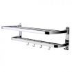 Towel Rail Rack Racks Ladder Shelf Bar Stainless Steel Wall Mounted Bathroom