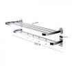 Towel Rail Rack Racks Ladder Shelf Bar Stainless Steel Wall Mounted Bathroom