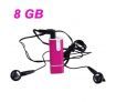 V03 Mini Digital Audio Voice Recorder Dictaphone USB Flash Drive MP3 Player with Clip- Red (8GB)