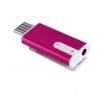 V03 Mini Digital Audio Voice Recorder Dictaphone USB Flash Drive MP3 Player with Clip- Red (8GB)