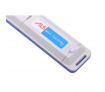K1 Digital MP3 Voice Recorder USB TF Card Reader - White + Blue