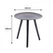 Coffee Table Side End Tables Antique Storage Modern Bedside Furniture Black
