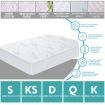 DreamZ Terry Cotton Fully Fitted Waterproof Mattress Protector in Double Size