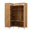 Levede Portable Wardrobe Clothes Closet Storage Cabinet Organizer With Shelves