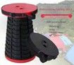 Portable Telescoping Stool Folding Camping Stool Seat for Fishing Hiking Traveling Outdoor Activities