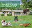 Ultrasonic Animal Repeller Outdoor Cat Repellent Solar Powered Dog Deterrent Battery Operated Waterproof Garden Equipment Cat Fox Dog Birds Owl Repeller for Garden Yard Field Farm