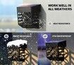 Solar Deck Lights, Solar Fence Lights Outdoor Waterproof LED Garden Decorative Lighting for Post?Patio, Front Door, Step, Stair, Pool and Yard, Warm White, 4 Pack