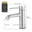 WELS Bathroom Basin Mixer Tap Bath Laundry Sink Tap Washing Basin Faucet Brass Body Chromed Finish