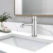 WELS Bathroom Basin Mixer Tap Bath Laundry Sink Tap Washing Basin Faucet Brass Body Chromed Finish