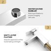 WELS Bathroom Tap Basin Mixer Chromed Washing Basin Tap 360 degree Swivel Laundry Sink Faucet