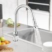 WELS Pull Out Kitchen Tap Mixer Laundry Faucet Sink Tap 360 degree Swivel with Hot and Cold Water
