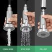 WELS Pull Out Kitchen Tap Mixer Laundry Faucet Sink Tap 360 degree Swivel with Hot and Cold Water
