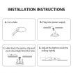 6x LED Downlight Kit 9W 90MM Ceiling Bathroom CCT Changeable Colour Dimmable Downlights