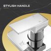 Bathroom Tap Mixer Bath Shower Mixer Tap with Brass Body Chromed Finish