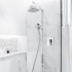 Bathroom Tap Mixer Bath Shower Mixer Tap with Brass Body Chromed Finish