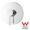 Bathroom Tap Mixer Bath Shower Mixer Tap with Chromed Finish for Hot and Cold Water