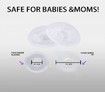 Breast Shell & Milk Catcher for Breastfeeding Relief Protect Cracked, Sore, Engorged Nipples & Collect Breast Milk collector shell 2pcs