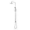 Dual Shower Head Set High Pressure Rain Shower Round Handheld for Home Hotel Bathroom