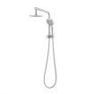Dual Shower Head Set Tap Mixer Rain Handheld With Hot and Cold Water