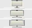 Alloy Computer Monitor Lamp with Camera, Laptop Clip on Screen Monitor Light Bar
