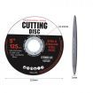 Grinder Disc Cutting Discs 5\" 125mm Metal Cut Off Wheel Angle Grinder 50PCS