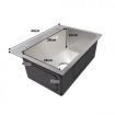 Stainless Steel Kitchen Sink Under/Topmount Sinks Laundry Single Bowl 440 X440MM