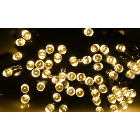 300LED 30M Solar Powered String Lights - Warm White