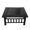 3IN1 Fire Pit BBQ Grill Pits Outdoor Patio Garden Heater Fireplace BBQS Grills
