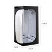 Garden Hydroponics Grow Room Tent Reflective Aluminum Oxford Cloth 75x75x160cm