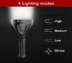 Powerful 200000LM LED Flashlight Work Light Spotlight Searchlight 4 Modes USB Recharge Portable Working Flashlight Lantern