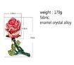 2021 New Luxury Alloy Enamel Stereoscopic Rose Flower Jewelry Gift Box Necklace Rings Earrings Gifts Boxes Pack Carrying Cases