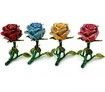 2021 New Luxury Alloy Enamel Stereoscopic Rose Flower Jewelry Gift Box Necklace Rings Earrings Gifts Boxes Pack Carrying Cases
