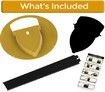 Flip N Slide Bucket Lid Mouse/Rat Trap |Humane or Lethal| |Trap Door Style | 5 Gallon Bucket Compatible|