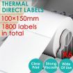 Direct Thermal 100x150mm 4x6 Printing Post Labels Roll Fastway Startrack eParcel