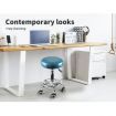 Levede Bar Stools Salon Stool Swivel Barber Dining Chair PU Hydraulic Lift Teal