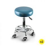 2x Levede Swivel Salon Barstool Hairdressing Stool Barber Chair Equipment Beauty