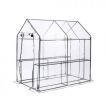2 Tier Walk In Greenhouse Garden Shed PVC Cover Film Tunnel Green House Plant