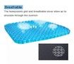 3D Breathable Chair Silicone Gel Cushion Latex Orthopedic Seat Pad Honeycomb Summer Cool For office?car seat