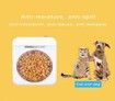 Automatic Pet Feeder with LCD Display, Pet Food Dispenser, Infrared Automatic Sensor Switch Cover, Moisture-proof Smart Bowl for Pet Cat and Dog (White)
